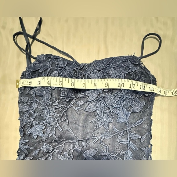 Source Unknown Midnight Blue Floral Maxi Dress - Picture 11 of 13